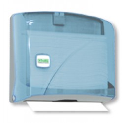 Dispenser ( Z Katlama) Havlu Kağıt Aparatı (Makinesi) Mavi (Transpaan) 