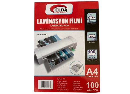 Laminasyon Filmi A4 100 MICRON