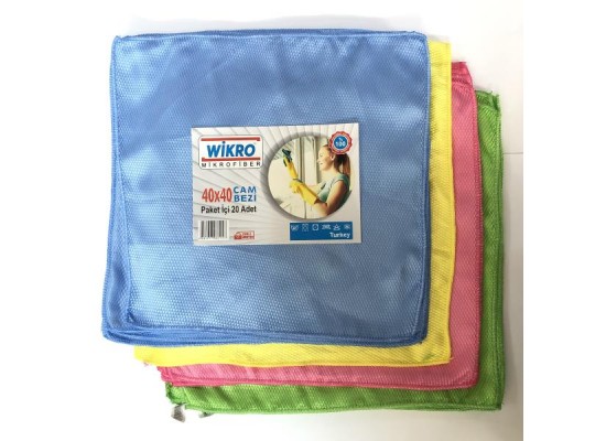 Mikrofiber Cam Bezi 40*40cm