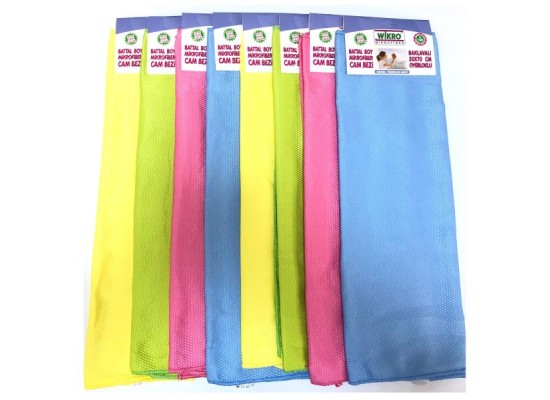  Mikrofiber Cam Bezi 50*70cm Baklava Desen