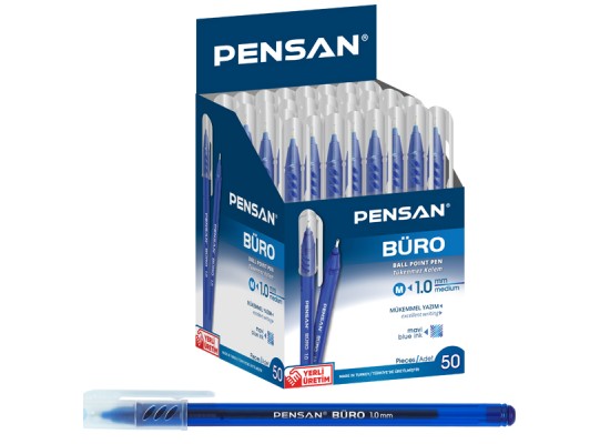 Pensan Tükenmez Kalem 50'Lİ MAVİ
